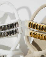 アンダーカバー×ノンネイティブ、スタッズ付きロープサンダル＆染色リネンのイージーパンツ｜写真7