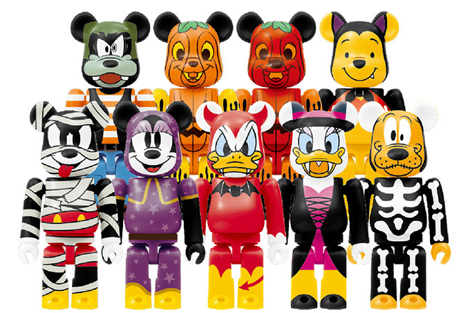 ディズニーキャラクターがおばけに 当たり付きベアブリック Be Rbrick Wow 発売 ファッションプレス