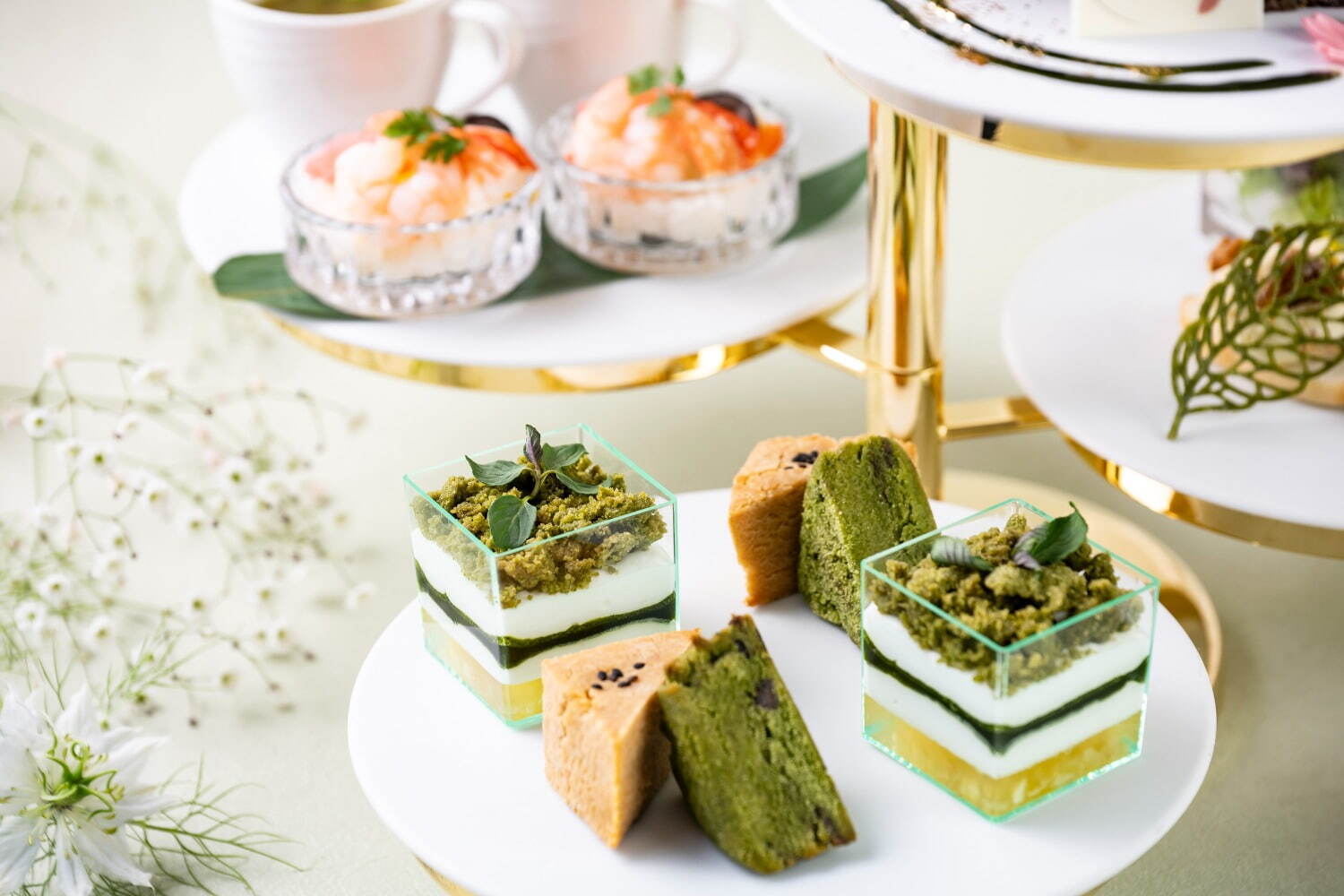 ザ・プリンス パークタワー東京×宇治抹茶ブランド・千休「お抹茶アフタヌーンティー」玄米粉の抹茶カヌレ｜写真4