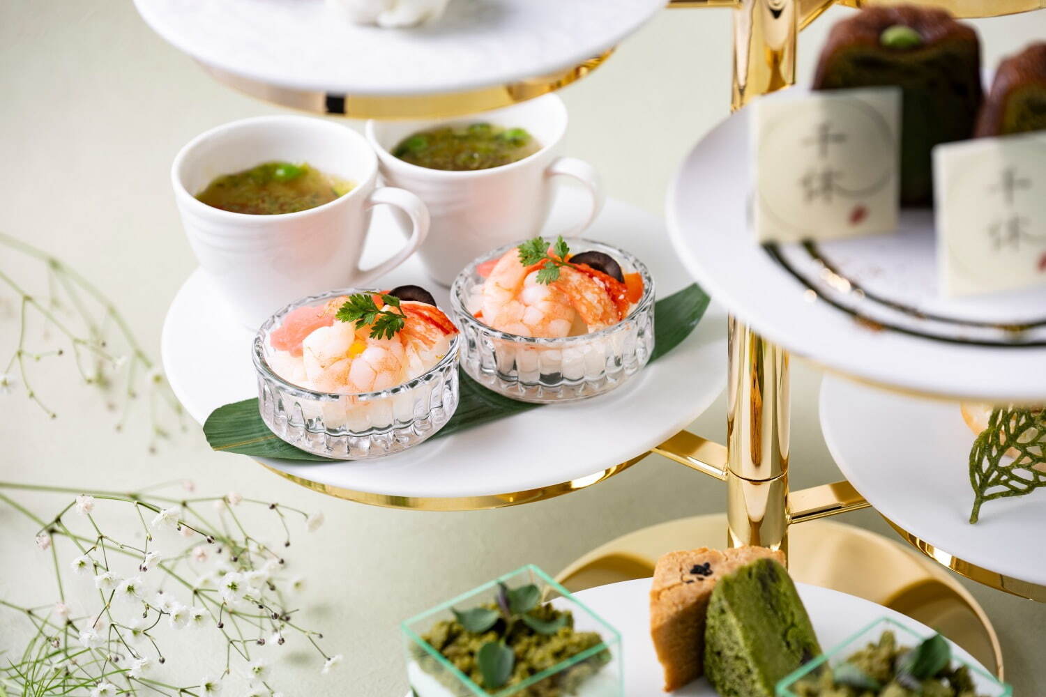 ザ・プリンス パークタワー東京×宇治抹茶ブランド・千休「お抹茶アフタヌーンティー」玄米粉の抹茶カヌレ｜写真5