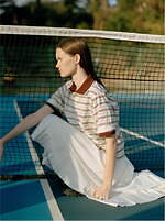 ラコステ“ゆったりサイズ”のウィメンズポロシャツ、アダム エ ロペ限定ボーダーカラーで｜写真19