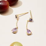 4℃“みずみずしいフルーツ”着想25年春ジュエリー、ぶどう＆マスカットの淡い天然石リングなど｜写真18