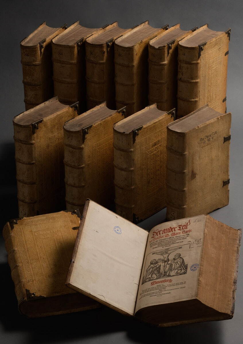 ヴィッテンベルク版 ルタードイツ語著作全集(全12巻) 1548-59年
印刷博物館蔵