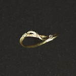 リュイ“うねる輪”モチーフのウィメンズジュエリー、シルバーリング＆揺らぐダイヤモンド付きピアス｜写真5