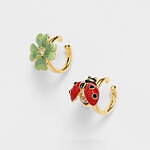 ヴァンドームブティック×フェイラー、“犬やてんとう虫”モチーフのアクセサリー＆ポーチのセット｜写真4