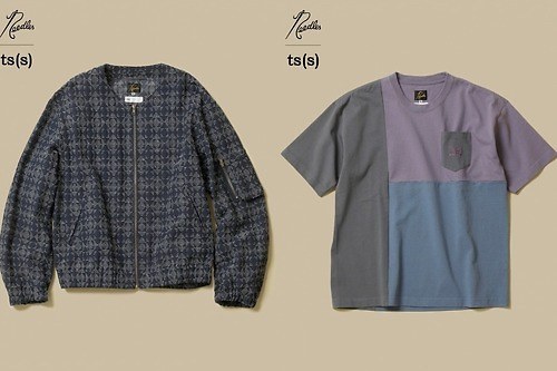 ニードルズ×ts(s)、立体的な幾何学模様のミリタリージャケットやカラーブロックTシャツ