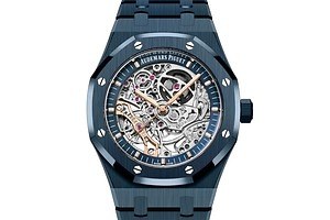 オーデマ ピゲ25年新作腕時計、八角形ベゼルの「ロイヤル オーク」“夜空着想”ネイビーモデル