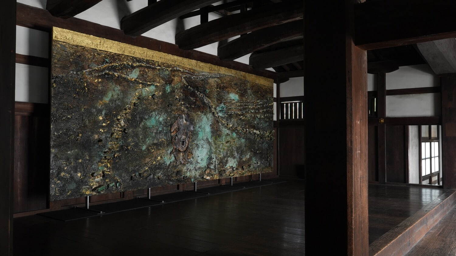 Installation views of <i width="1500" height="843">Anselm Kiefer: SOLARIS</i> at Nijo Castle, Kyoto, 2025.
Photo: Ufer! Art Documentary; Courtesy of Fergus McCaffrey.