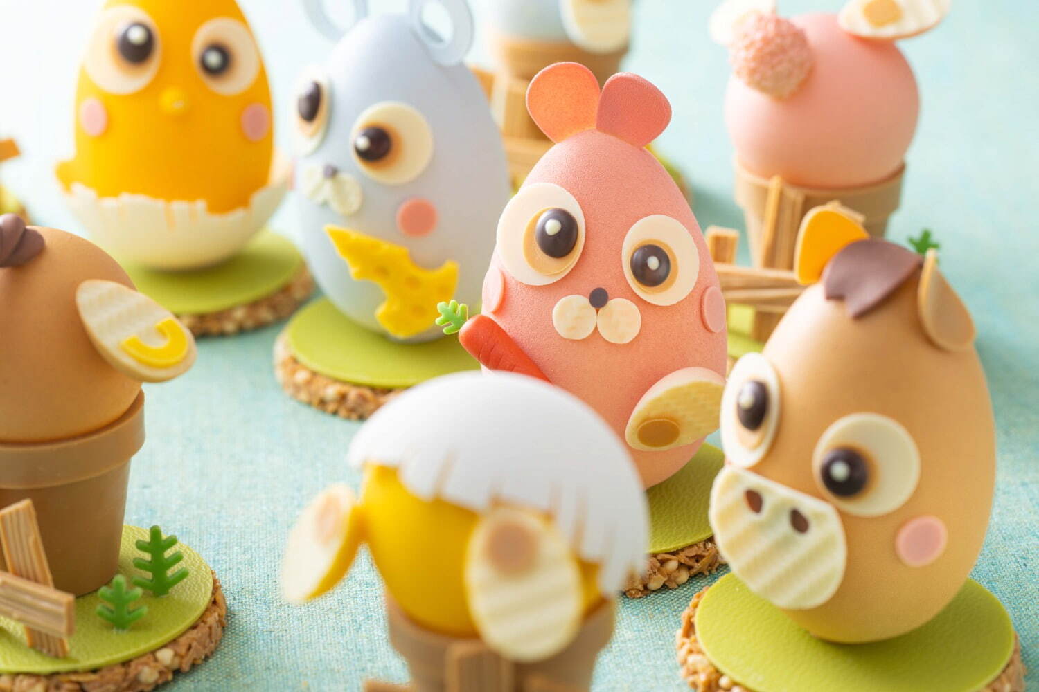 ザ・キャピトルホテル 東急”イースターエッグ型“動物チョコ＆フラワーデザインクッキー｜写真4