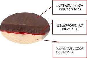 「モウ プライム 苺ショコラミルク」ミルクアイス×苺ソース×チョコアイスの贅沢3層仕立て｜写真2
