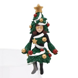 コップのフチ子 クリスマスバージョンが再発売 ツリーのフチ子 など7種がラインナップ ファッションプレス