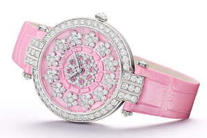 ハリー・ウィンストン“ひまわり”着想の腕時計、約120個のダイヤモンド装飾＆花型ダイヤル