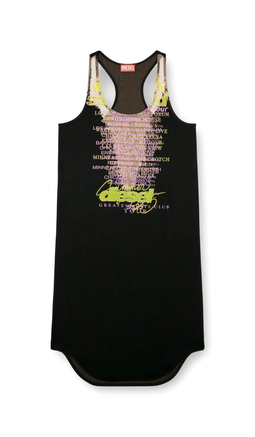 ディーゼル“ライブ＆ツアーグッズ”着想のグラフィックTシャツ、シアー素材のトップスも｜写真10