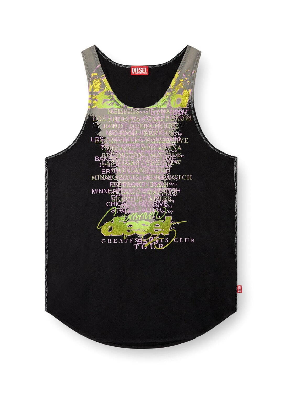 ディーゼル“ライブ＆ツアーグッズ”着想のグラフィックTシャツ、シアー素材のトップスも｜写真12