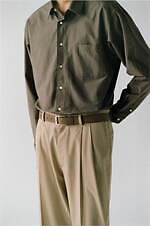 フジ“爽やかな春色”ストライプシャツやチェックシャツ、スラックス仕立てのデニムパンツも｜写真11