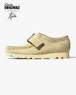 Needles Clarks ワラビーブーツ Needles x Clarks - Wallabee Strap Boots - Black | Nepenthes