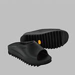 パコ × ハイクのコラボサンダル第2弾、オープントウ×軽量シャークソールのオールブラックサンダル｜写真7