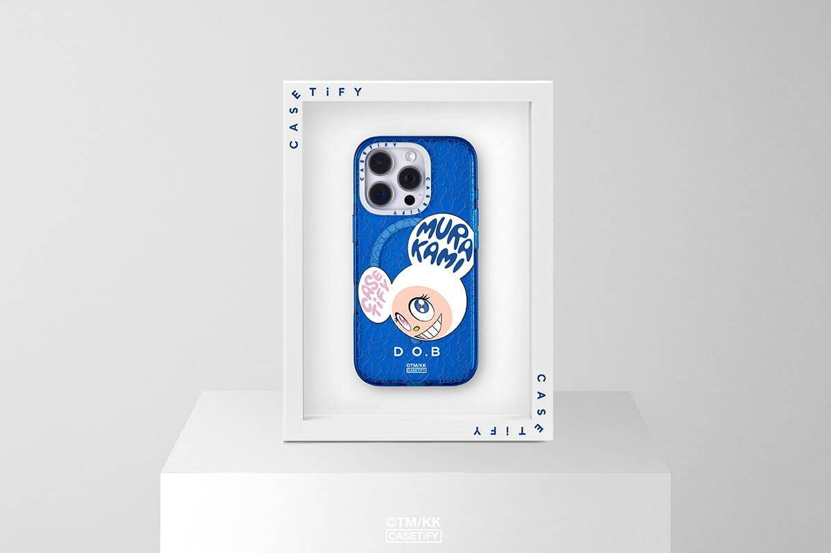 最新 ケースティファイ×村上隆、アバター「DOB君」フィギュアを Smartphone Axesary