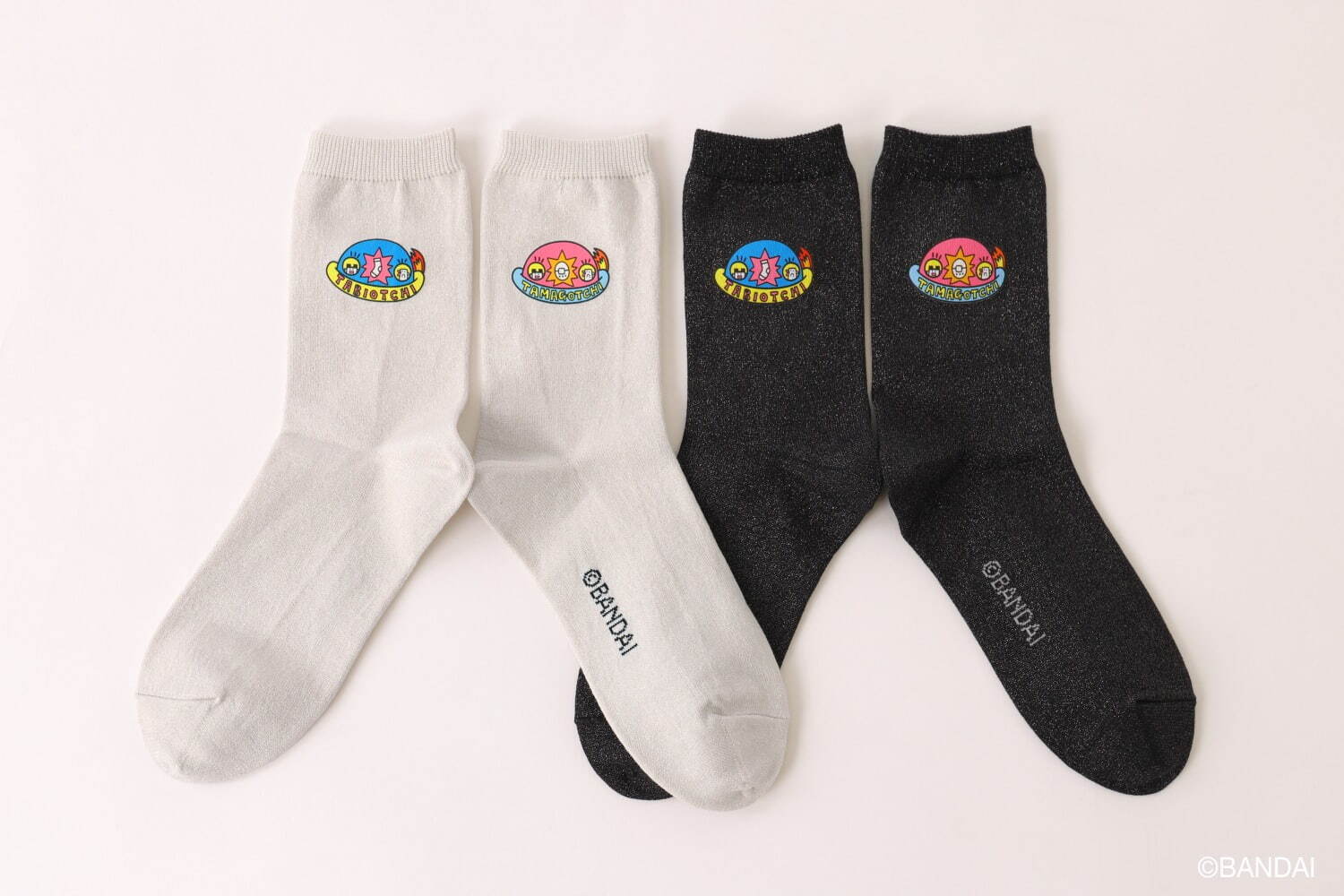ラメプリントクルーソックス 1,760円