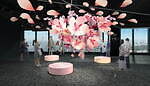 渋谷スカイ“巨大花々が彩る”春イベント「フラワー ビュー」天空に広がる桜＆たんぽぽの庭園｜写真1