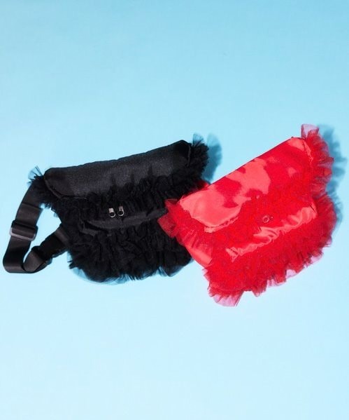 キャンディ ストリッパー“チュールフリル”のウエストバッグ、レース＆リボン配したフリルハットも｜写真1