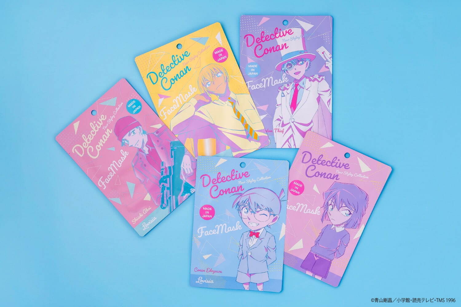 「ラヴィジア 名探偵コナンフェイスマスク」全5種 各495円＜新製品＞