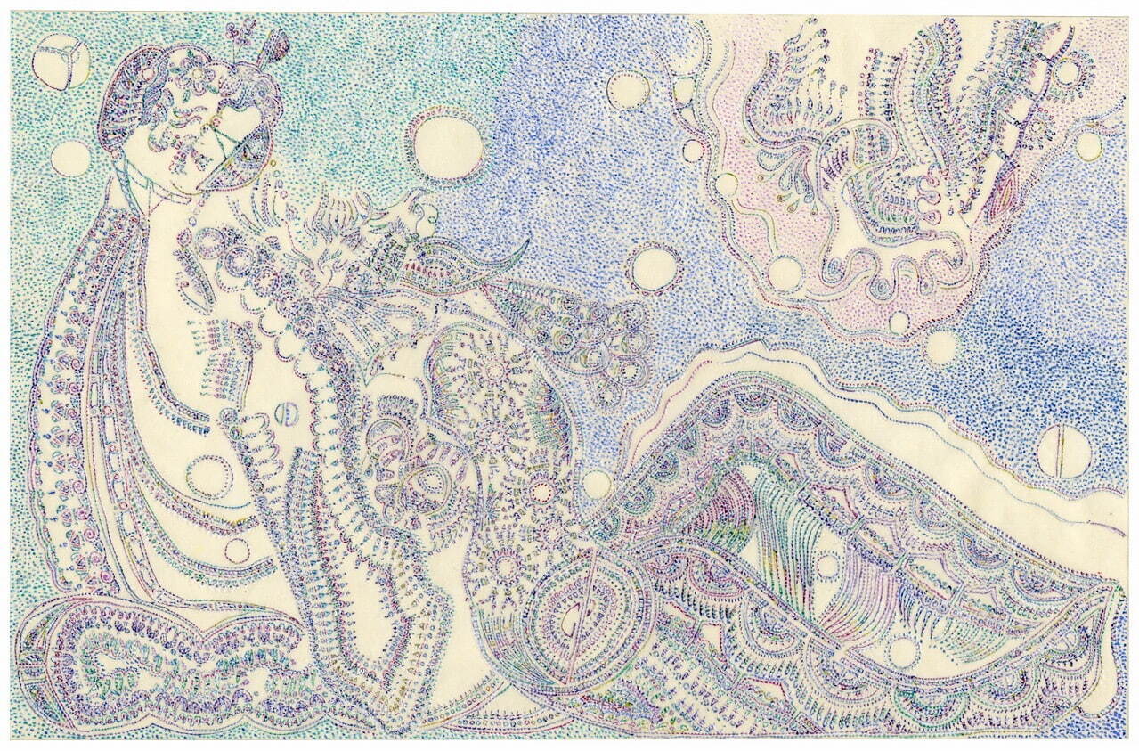 坂上チユキ 「陽性転移 中国趣味」より《まなこも閉ぢよ宦官の恋》 2015年
© Estate of Chiyuki Sakagami, courtesy of MEM, Tokyo