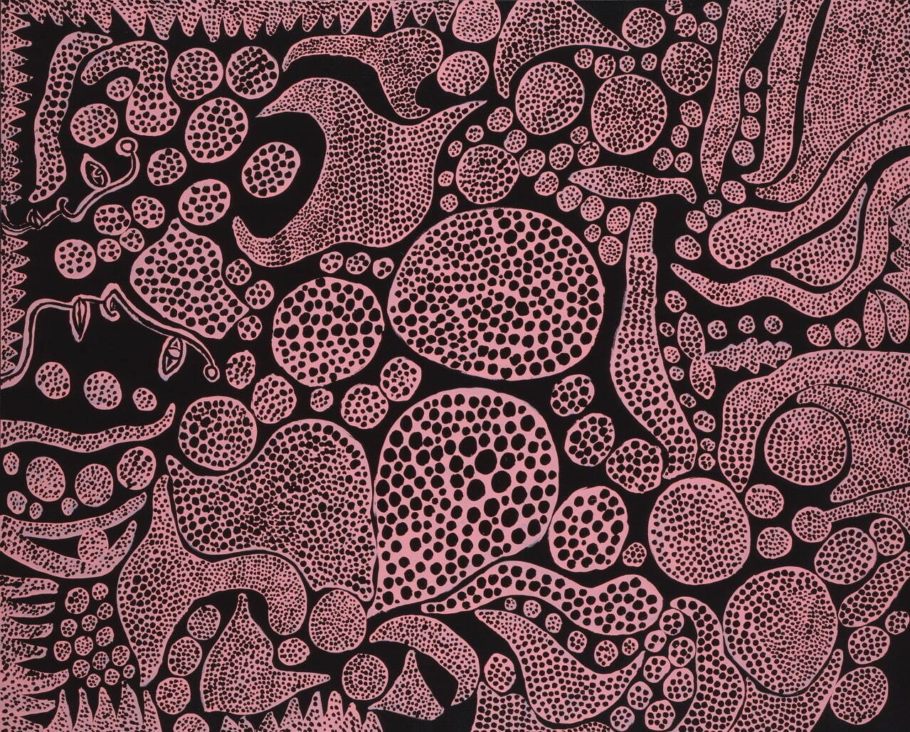 草間彌生 《わが心の中の無》 2015年