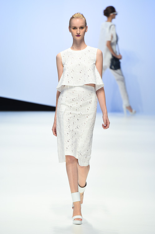 ハナエモリ デザイン バイ ユウ アマツ(HANAE MORI designed by Yu Amatsu) 2015年春夏ウィメンズコレクション シルエット - 写真20