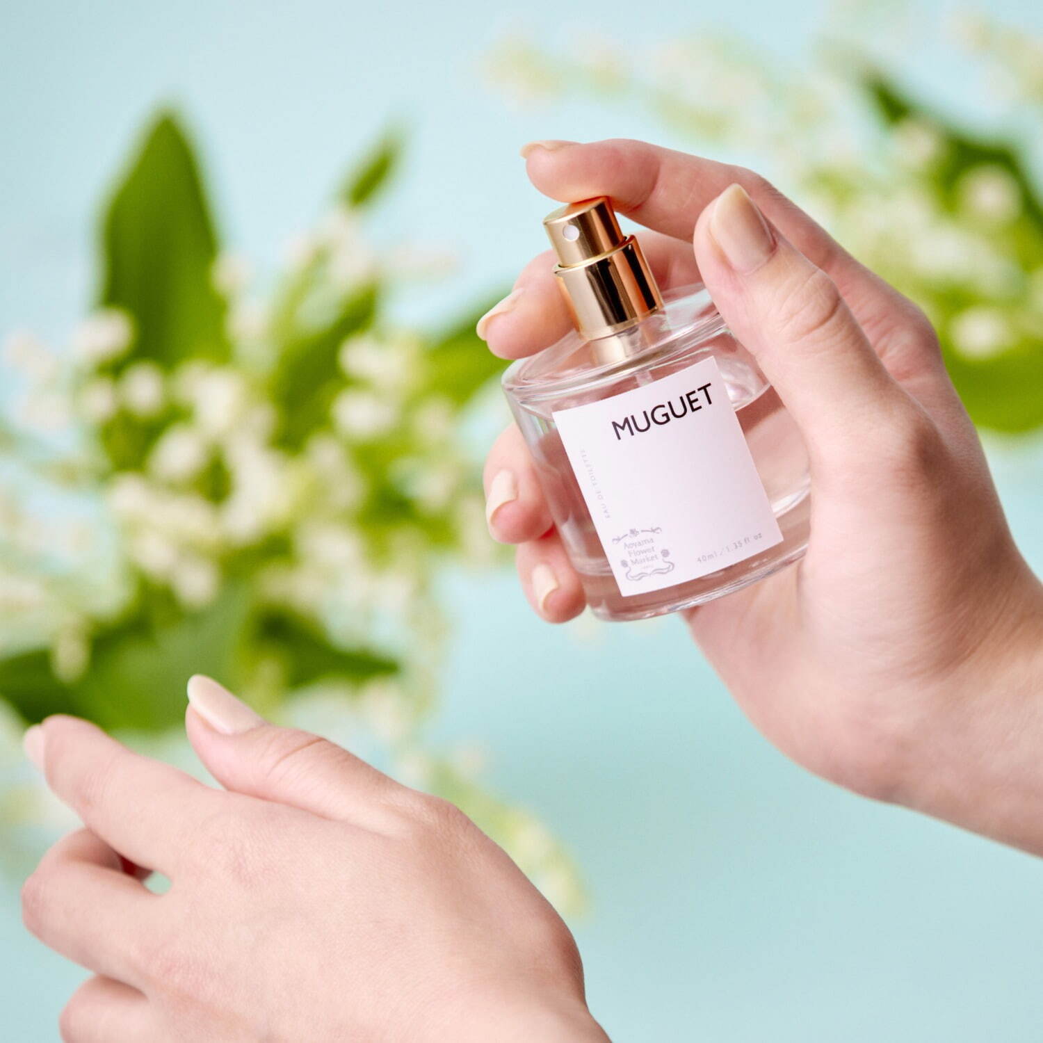 「青山フラワーマーケット オードトワレ ミュゲ(スズランの香り)」40mL 3,960円＜限定品＞