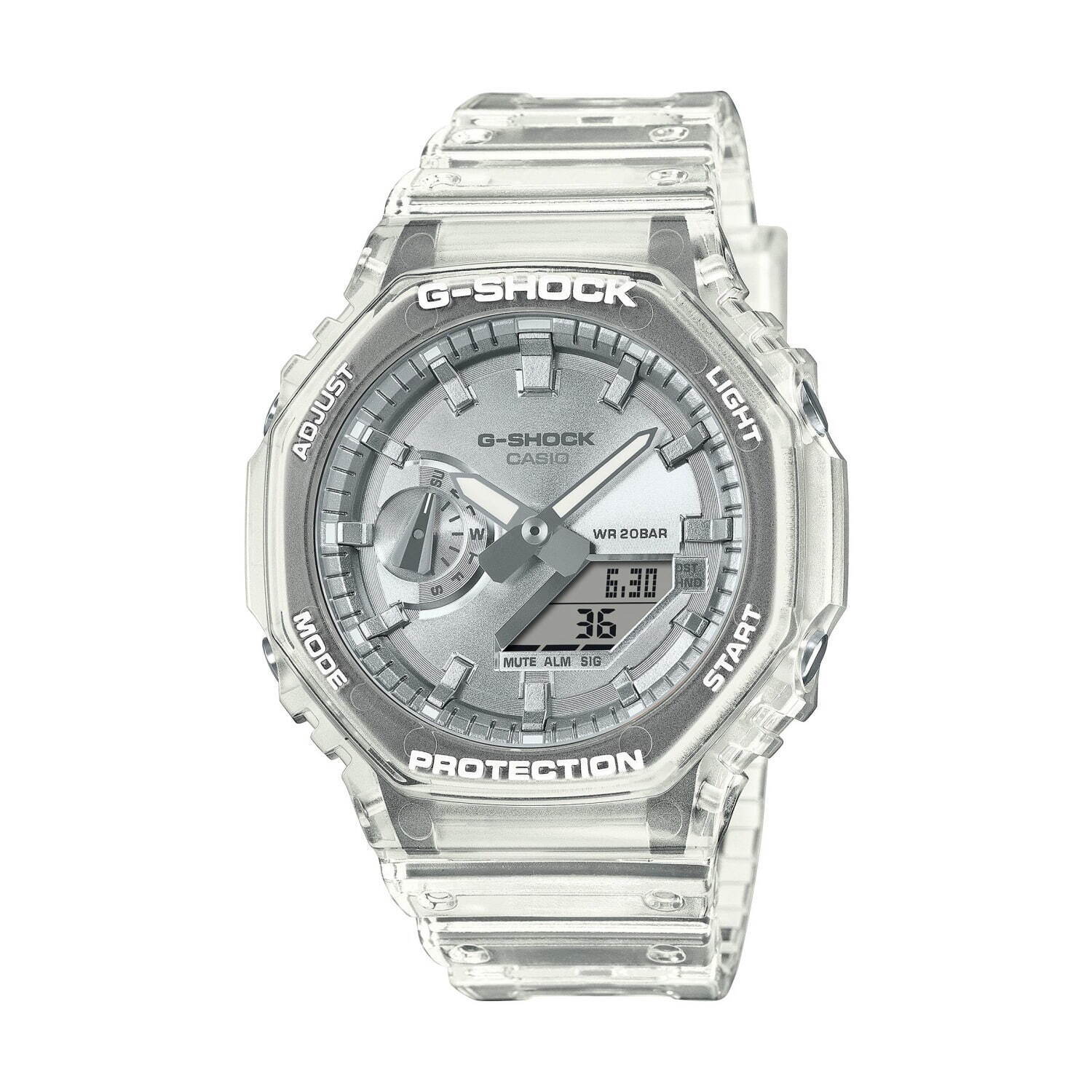 G-SHOCK“スケルトン”ケースの腕時計、メタリックなブルーやシルバーダイヤルで｜写真6
