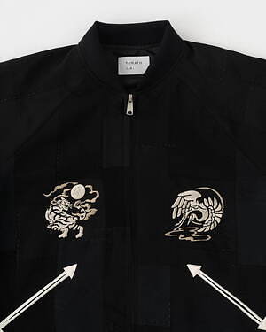 やまとラボ”スカジャン×着物”白龍や春景色の刺繍入り新作ジャケット、テーラー東洋とコラボ｜写真16