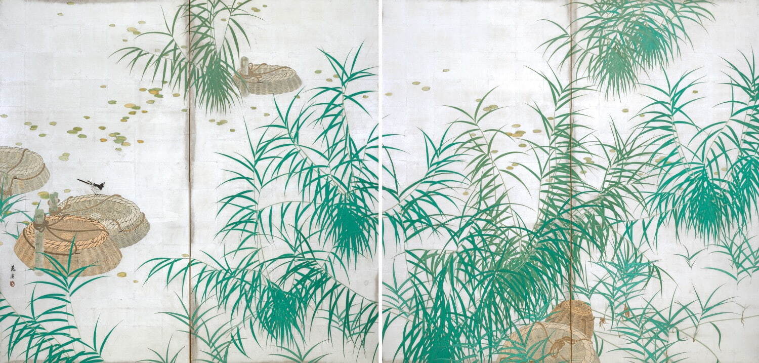 富田范溪 《鰻籠》 大正3年(1914年) 泉屋博古館東京