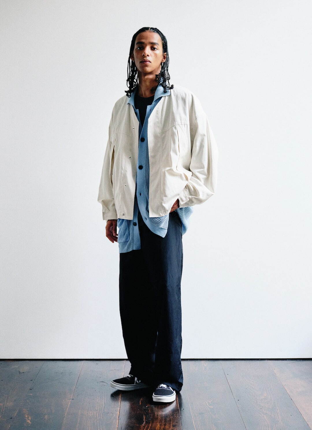 アーネイ 2025年春夏｜male シャツジャケット