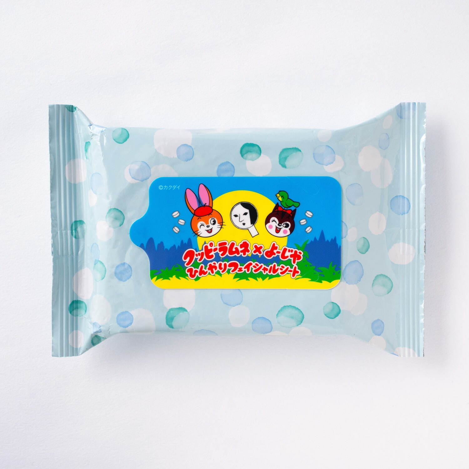 「ひんやりフェイシャルシート クッピーラムネver.」500円＜数量限定＞