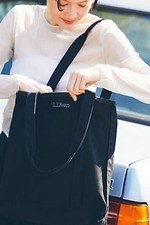 エルエルビーン×ボンジュールレコード、“レコード収納OK”トートバッグにブルー＆ブラックの新色｜写真5