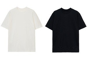 ヘインズ×GDCのパックTシャツ、"ウィングモチーフ刺繍"ブラック＆ホワイトで