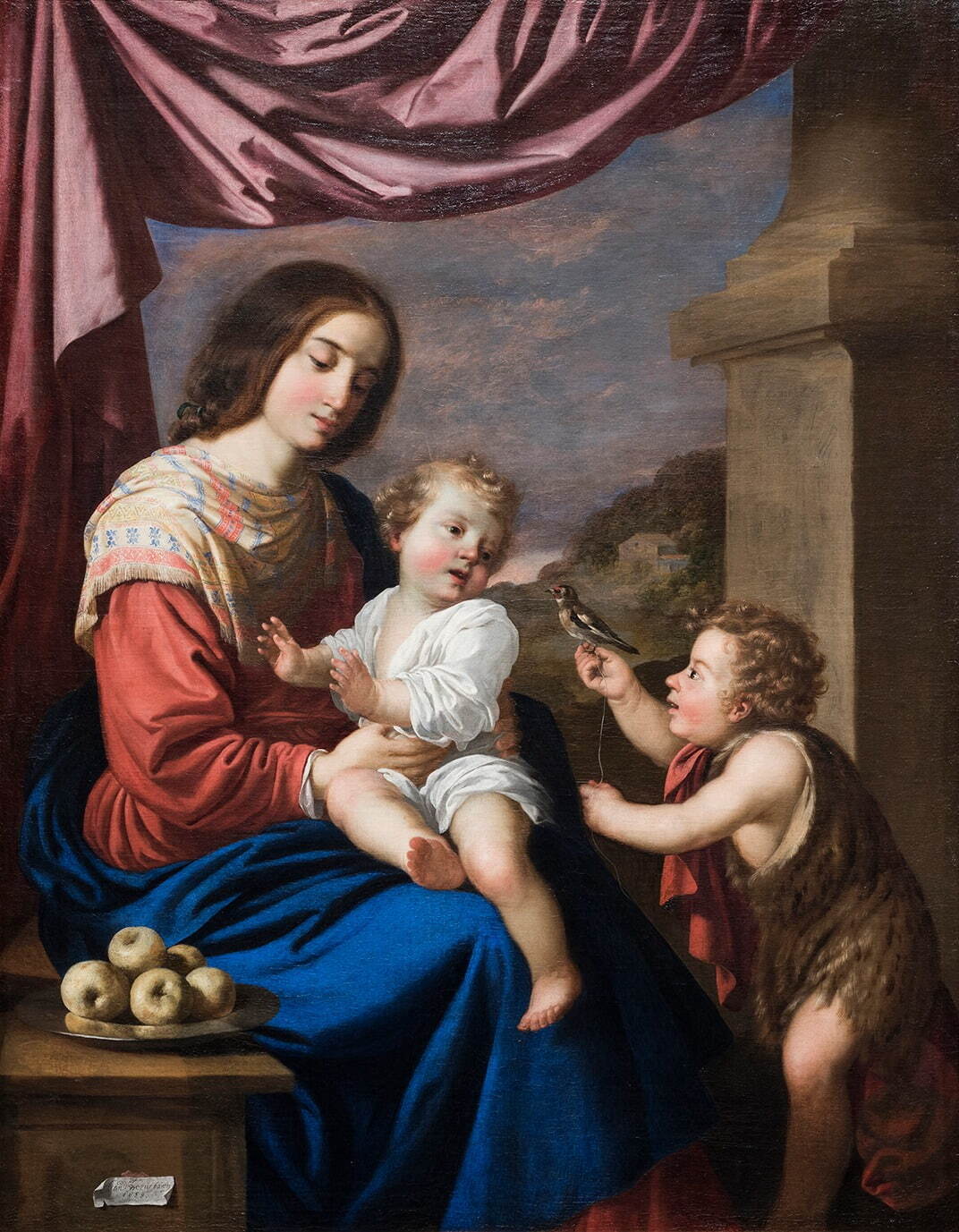 フランシスコ・デ・スルバラン《聖母子と聖ヨハネ》1658年
油彩／カンヴァス、サンディエゴ美術館