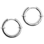 ヒロタカ”砂丘の風紋”着想のアクセ、シルバー＆ゴールドのフープを連ねたピアスやリング｜写真6