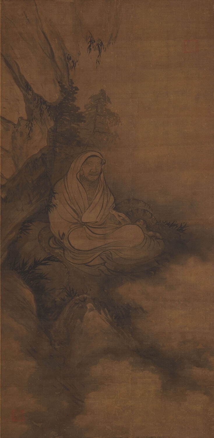 重要文化財 牧谿 《羅漢図》 南宋時代 13世紀
静嘉堂文庫美術館蔵 ［前期展示］