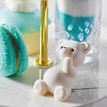 ルワンジュ東京の“エレガントブルー”アフタヌーンティー、メロンのせパンナコッタや純白テディベアなど｜写真2