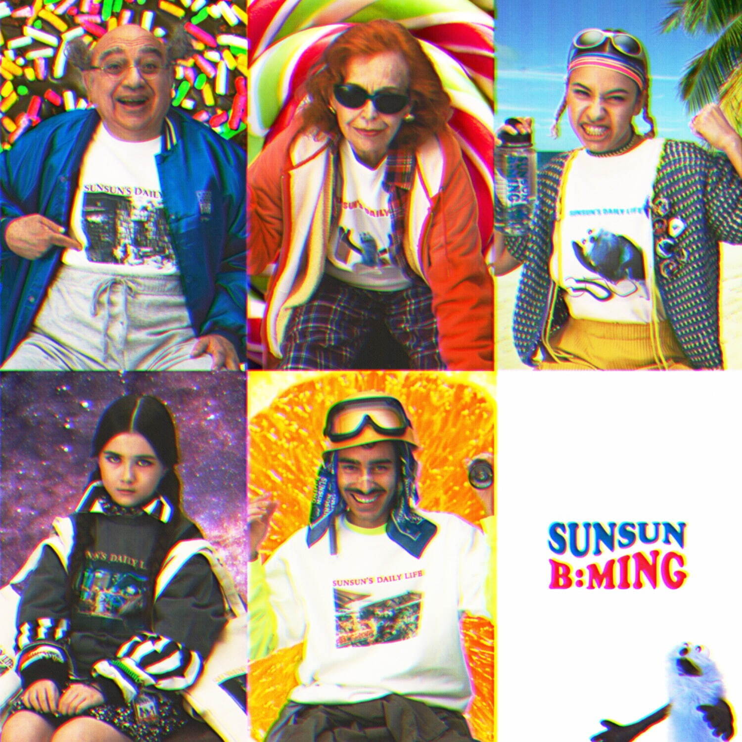 パペットスンスン×ビーミング by ビームス“家族で楽しむ”Tシャツ、トートバッグや水筒も｜写真1