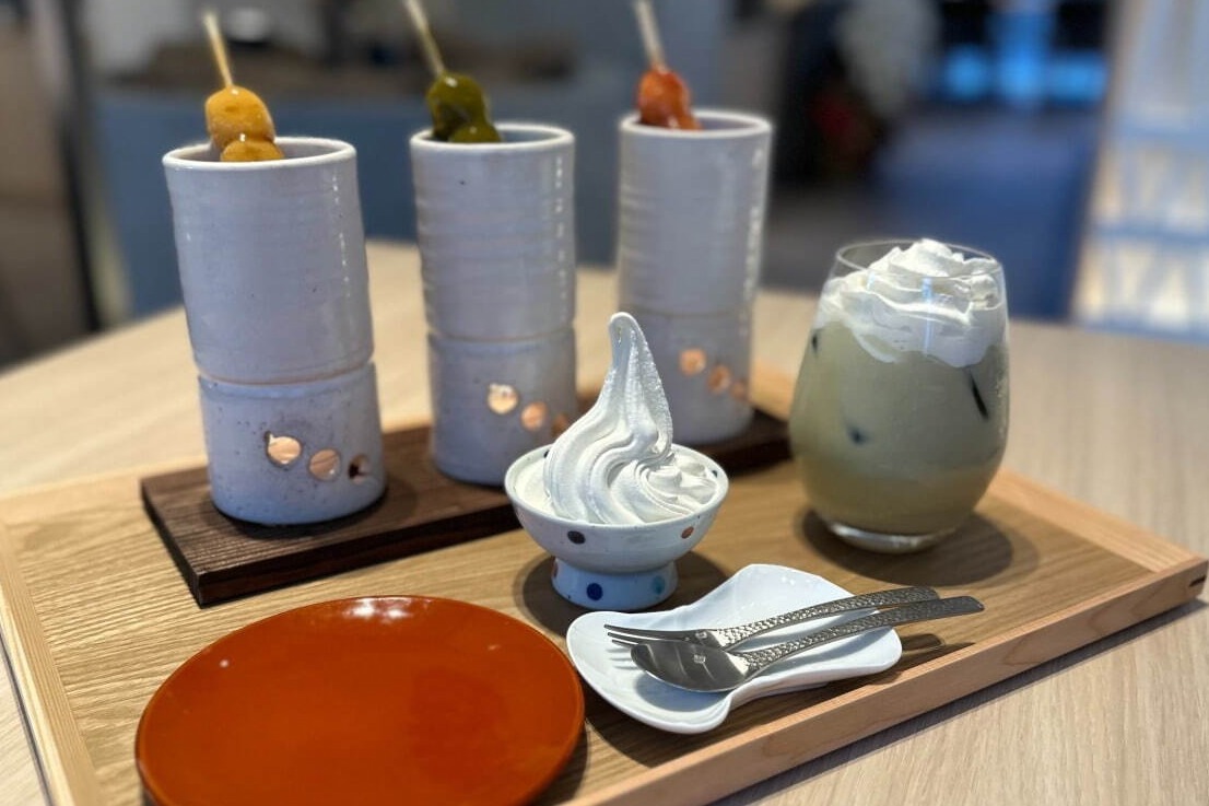 もちもち食感スイーツ｜和カフェ「キノカフェ」梅田スカイビルに、ほうじ茶ミルクティーや“求肥＆マシュマロ”みたらしパンケーキ