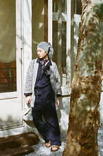 キモノアーチ“浴衣風”の袂付きニットカーディガン、ふんわりギャザーの陣羽織も｜写真12