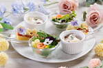 シェラトン都ホテル大阪「フラワーアフタヌーンティー」あじさいゼリー＆ひまわり咲くレモンタルト｜写真4