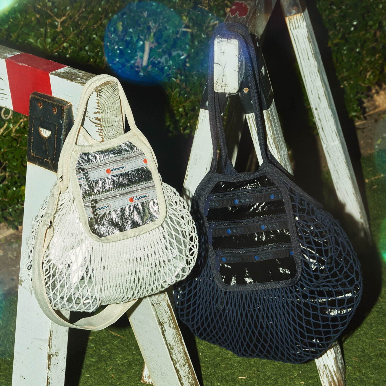 レスポートサック アトリエ“宇宙服風”メタリックバックパック、スパンコール煌めくショルダーバッグも｜写真13