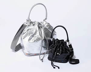 レスポートサック アトリエ“宇宙服風”メタリックバックパック、スパンコール煌めくショルダーバッグも｜写真8