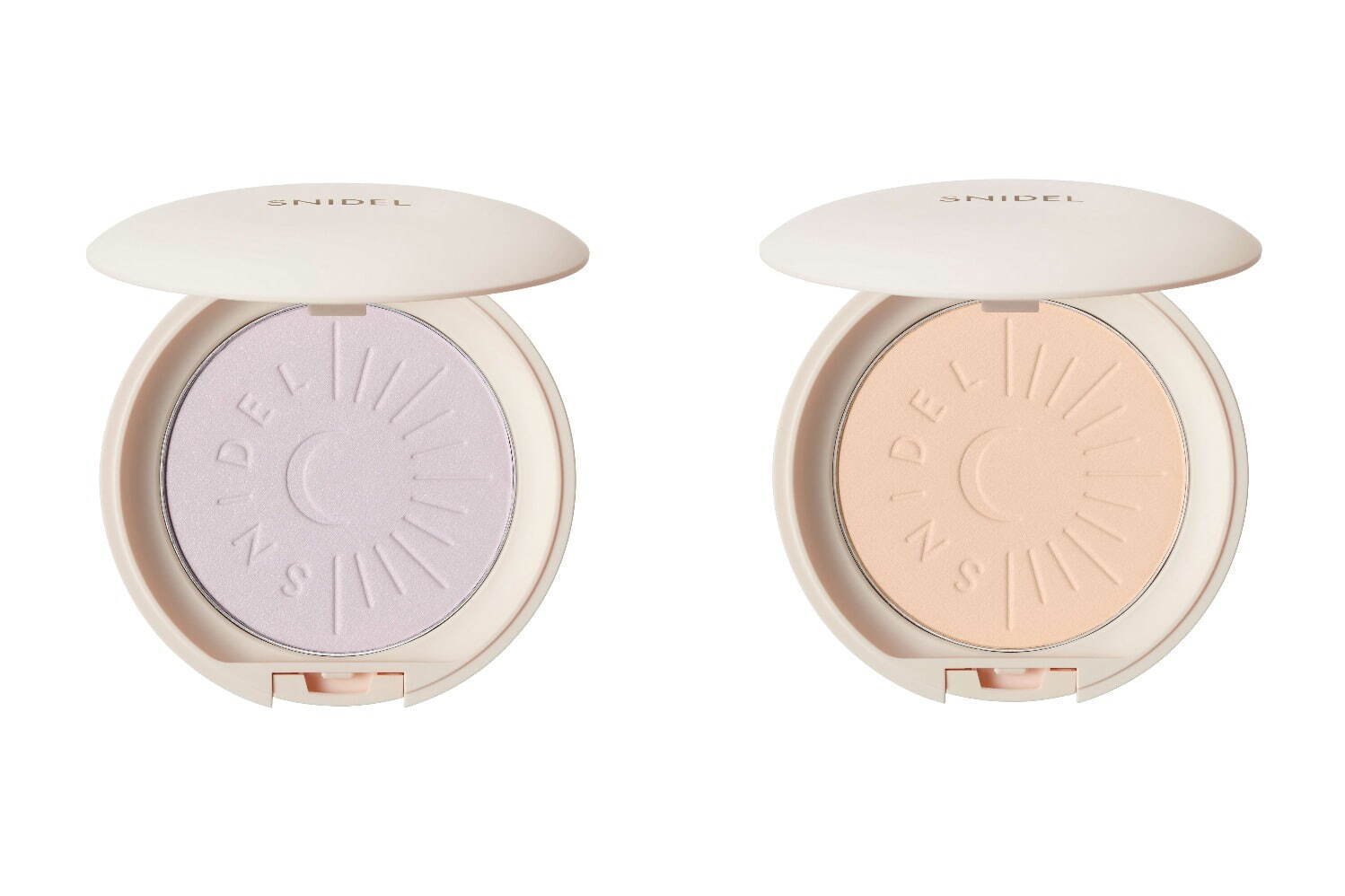 左から)「スナイデル ブライトニング UV パウダー」SPF50+・PA++++ 00,01 各4,180円＜限定品＞