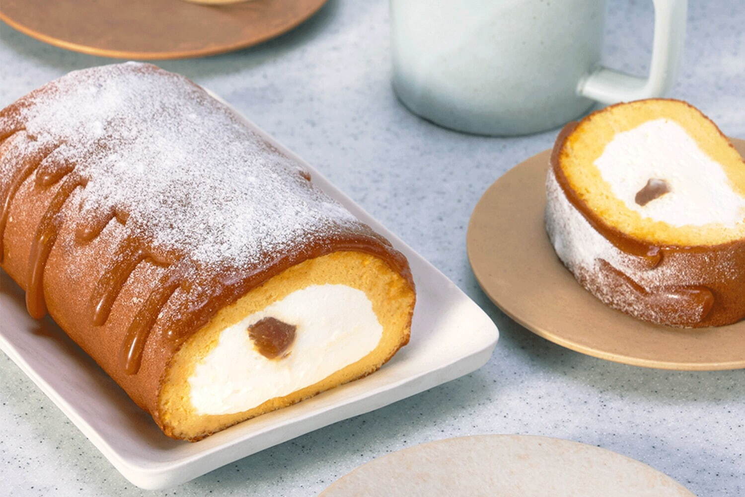 生キャラメルロールケーキ 1,800円