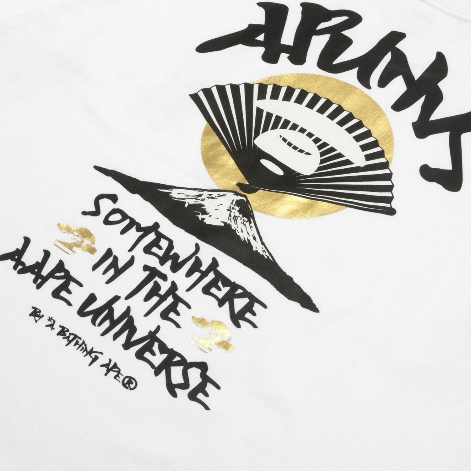 エーエイプ バイ エイプ"温泉イラスト＆相撲風ロゴ"Tシャツ、ラフォーレ原宿限定で｜写真31